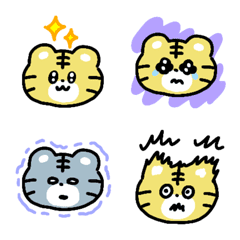 Emoji cheerful tiger02