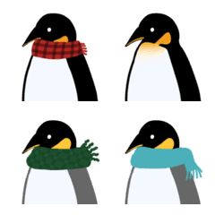 Winter muffler Penguins