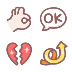 Practical Gestures and Everyday Emojis