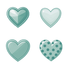 cute love heart(Mint)