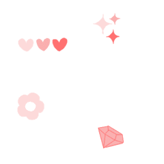 Tiny simple Emoji (Pastel Red)