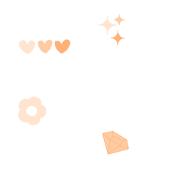 Tiny simple Emoji (Pastel Orange)