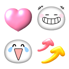 [Move]  Plump three-dimensional emoji 1