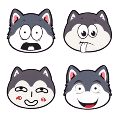 Baby Hhusky Adventure (Emoji)