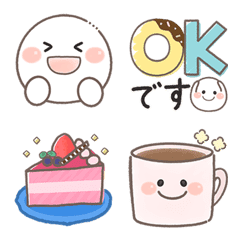 Scandinavian-style emoji cafe