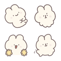 Cute rabbit emoji 25*