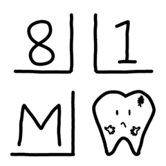 Simple teeth notation 2