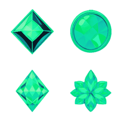 Shining gems collection(green)