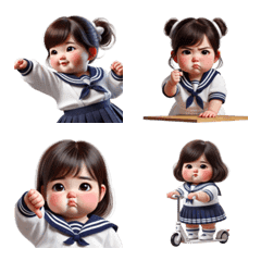 cute kindergarten emoji v.3