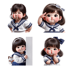 cute kindergarten emoji v.4