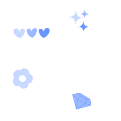 Tiny simple Emoji (Pastel Blue)