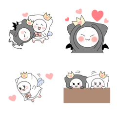 Soft and cute couple Agumi and Enuzel