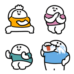 อีโมจิ T สีสันสดใสพร้อมรอยยิ้ม