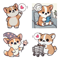 Baby Corgi Life (Emoji)