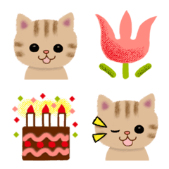 ず〜っと使える猫さん絵文字♡