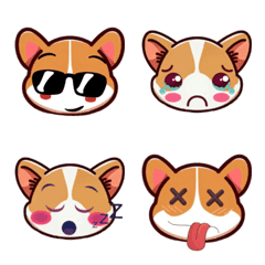 Baby Corgi Adventure (Emoji) Ver3