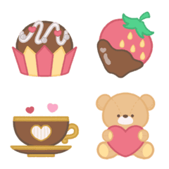 Valentine's Day! Fluffy emoji