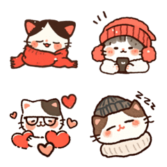 Winter Day Cats