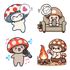 Baby Mushroom Life (Emoji)