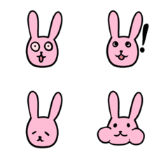 Rabbit emoji to convey emotions