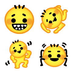 Bald and yellow! Surreal emoji