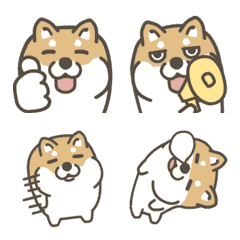 Move! Cute shibainu emoji