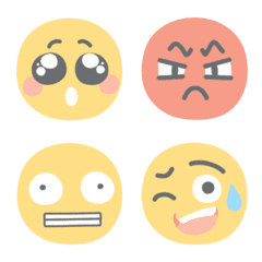 Yellow Face, Full of Emotions