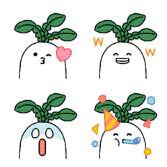 Expressive daikon radish