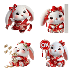 lucky chubby rabbit Chinese New Year v.1