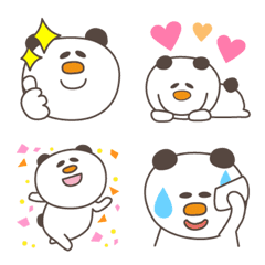 อิโมจิพื้นฐาน เช่น หมีและแพนด้า
