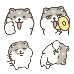 Move! Cute hamsters emoji