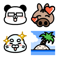 Tsuji Panda and Friends Emoji