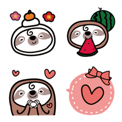 Emoji,Sloth,four seasons