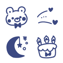 NavyStylish! Simple adult emojis