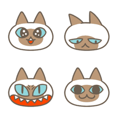 Siamese cat face emoji