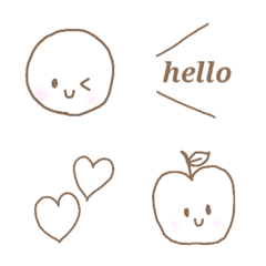 Cute handwritten emojis 03