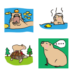 Capybara lasy easy life