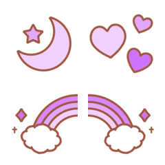 Classic emoji (purple)