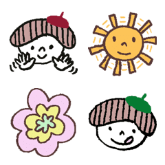 Girl in beret 1