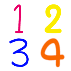 4 colorful numbers