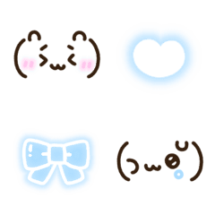 angel emoji blue