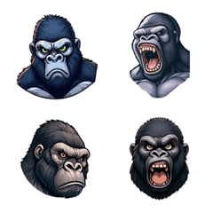 Gorilla Sticker Frenzy!