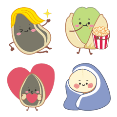 Nut Friend-Micro Emoticon Stickers