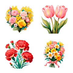 Simple Flower Emoji SPR/WTR