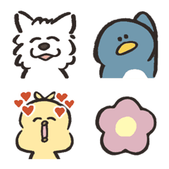 Emojis with lovely animals