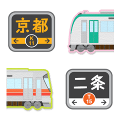 Kyoto subway station names