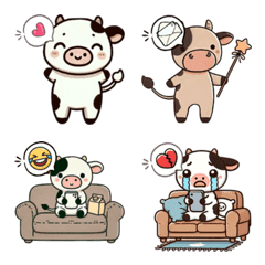 Baby Cow Life (Emoji) Ver2