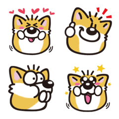 Very user-friendly Corgi Emojis