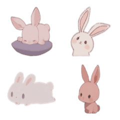 simple is Best Rabbit Emoji