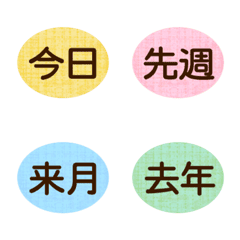 昨日・今日・明日☆絵文字